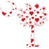 Buy Red Heart Pattern Palmetto Moon T-Shirts, Apparel, and Gifts