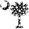 Buy Black Polka Dot Palmetto Moon T-Shirts, Apparel, and Gifts